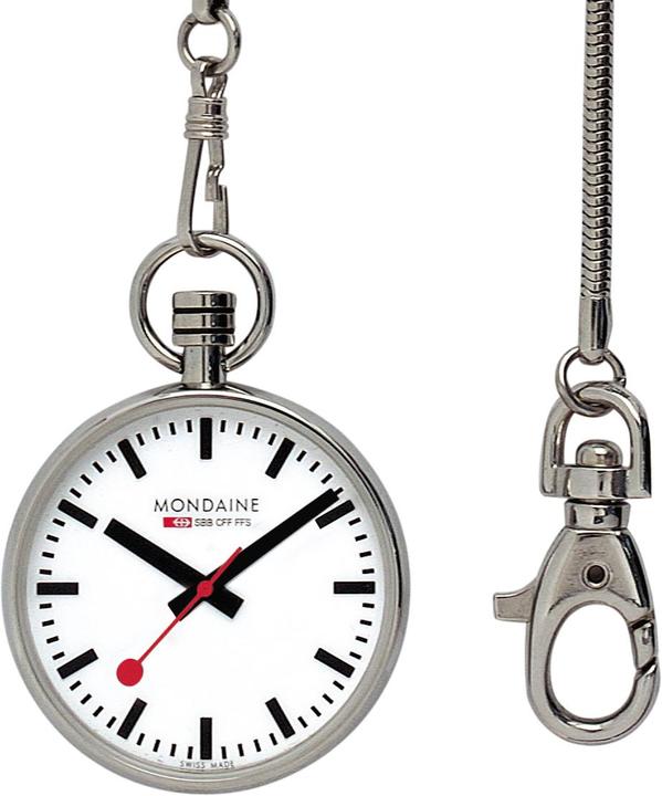 Mondaine Pocket watch (Analogue wristwatch, Watch, Swiss made, 43 mm)