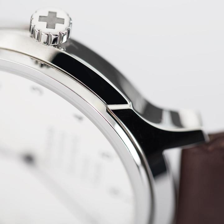 Actual product image Mondaine Helvetica No1 Regular Mechanical (Analogue wristwatch, Swiss made, 40 mm)
