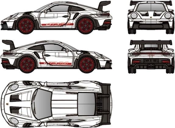 Produktbild Siku 1500 Porsche 911 GT3 RS