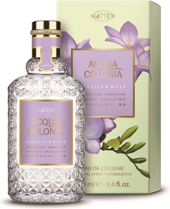 Acqua Colonia 4711 4711 Freesia & Musk Eau de Cologne Natural Spray (Eau de cologne, 100 ml)