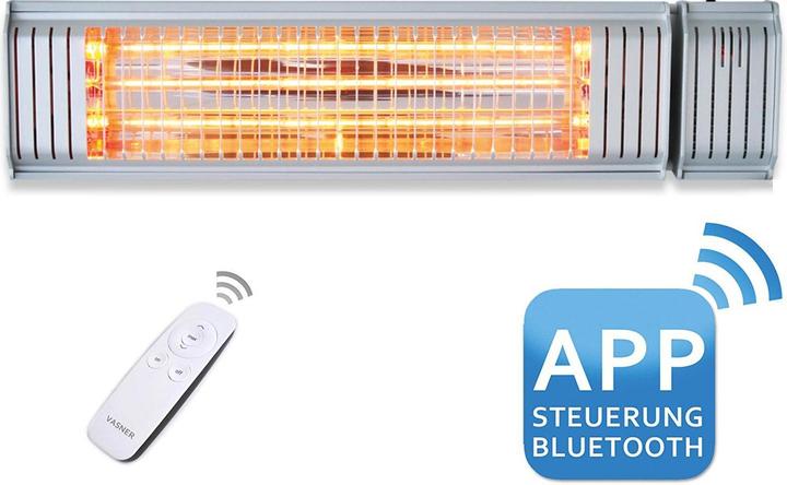 Vasner Infra radiant heater Appino 20 silver
