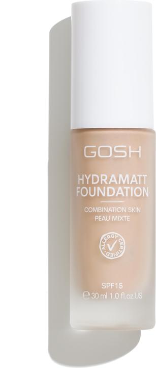 Actual product image Copenhagen GOSH - Hydramatt Foundation Very Light 002R -30 ml (002R)