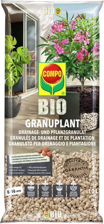 Compo Bio Granuplant Drainage- und Pflanzgranulat (Blähton) (10 l)
