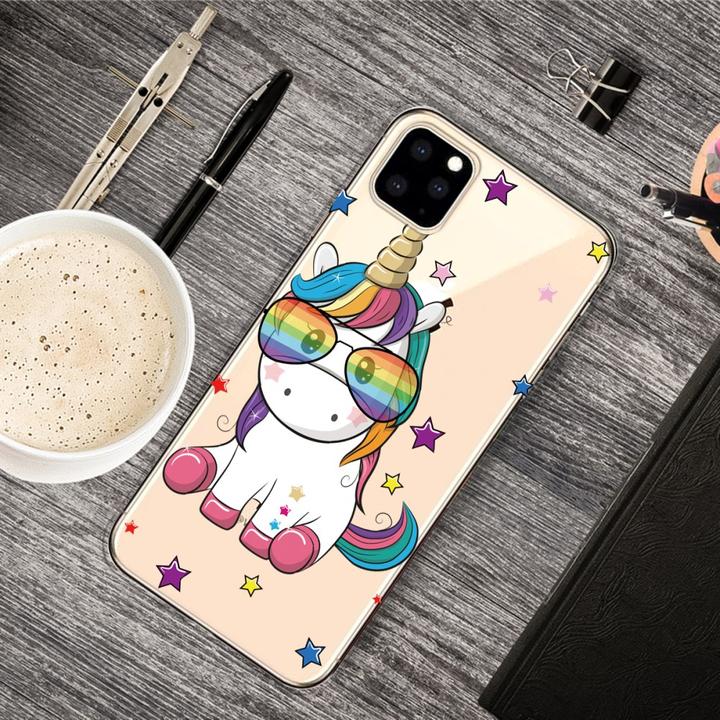 Actual product image Ueli Express iPhone 11 Pro Max Super Slim Rubber Case TPU Unicorn (Apple iPhone 11 Pro Max)