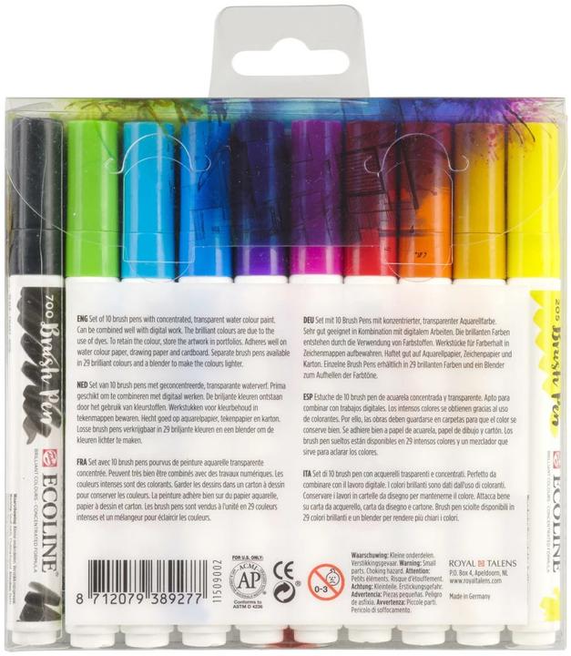 Image du produit Talens ECOLINE Brush Pen (Multicolore, 10 x)