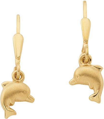 Caroussel Ohrhänger Delphin (Gold)