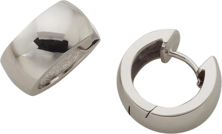 Bijou Classic Ohrschmuck Scharniercreole (Paar) (Silber)