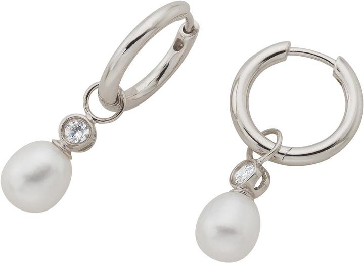 Bijou Classic Ohrschmuck Scharniercreole (Paar) (Silber)