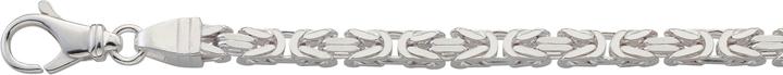 Bijou Classic Bracelet Königskette 19 cm (19 cm, Silber)