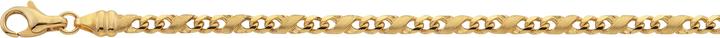 Bijou Classic Collier 8er-Kette poliert/sattiniert 55 cm (Gold)