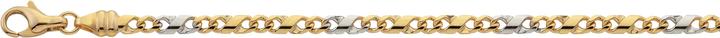 Produktbild Bijou Classic Collier 8er-Kette poliert 50 cm (Gold)