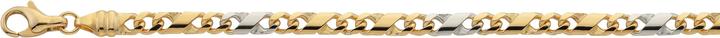 Bijou Classic Bracelet 8er-Kette poliert 21 cm (21 cm, Gold)