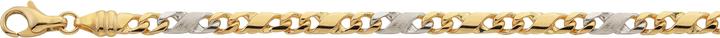Bijou Classic Collier 8er-Kette poliert/sattiniert 45 cm (Gold)