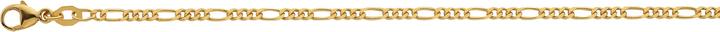 Bijou Classic Collier Figaro geschliffen 55 cm (Gold)