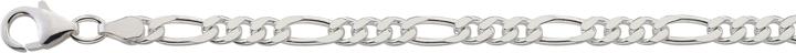 Bijou Classic Collier Figaro geschliffen 55 cm (Silber)