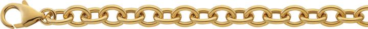 Bijou Classic Bracelet Rundanker halbmassiv 21 cm (21 cm, Gold)