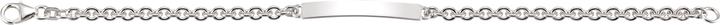 Immagine prodotto Bijou Classic ID-Bracelet Rundanker 19 cm (19 cm, Argento)