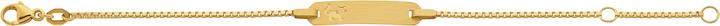 Immagine prodotto Caroussel ID-Bracelet Venezianer mit Katze 14 cm (14 cm, Oro)