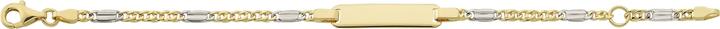 Immagine prodotto Caroussel ID-Bracelet Fantasie (weiss rhod.) 14 cm (14 cm, Oro)