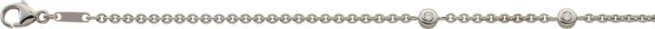 Bijou Classic Collier Rundanker mit Brill. 45 cm (Gold)