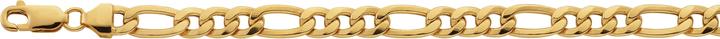 Bijou Classic Collier Figaro halbmassiv 45 cm (Gold)