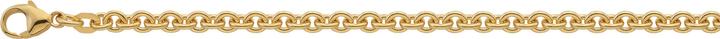 Bijou Classic Bracelet Rundanker 19 cm (19 cm, Gold)