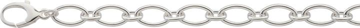 Bijou Classic Collier Anker Figaro Barock 50 cm (Silber)