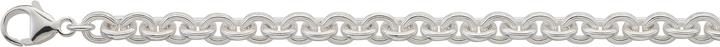 Bijou Classic Collier Anker rund grooved 50 cm (Silber)
