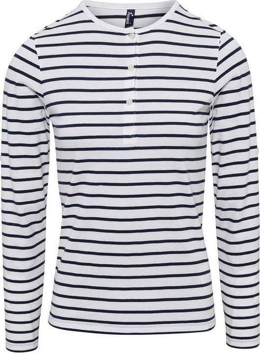 Immagine prodotto Premier Long John Maglietta A Strisce Manica Arrotolata Donna (XL)