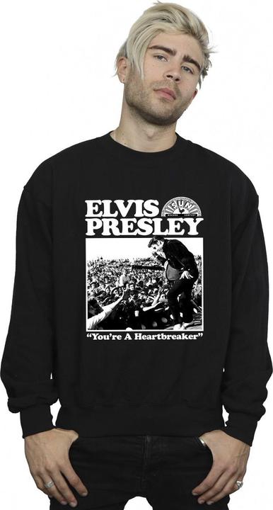 Immagine prodotto Elvis A Heartbreaker Felpa Uomo (L)