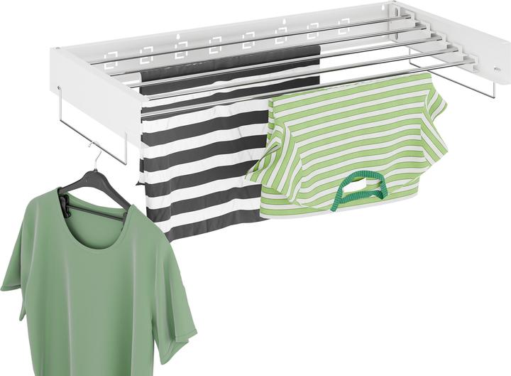 Actual product image Relaxdays Wall-mounted drying rack (6 m)