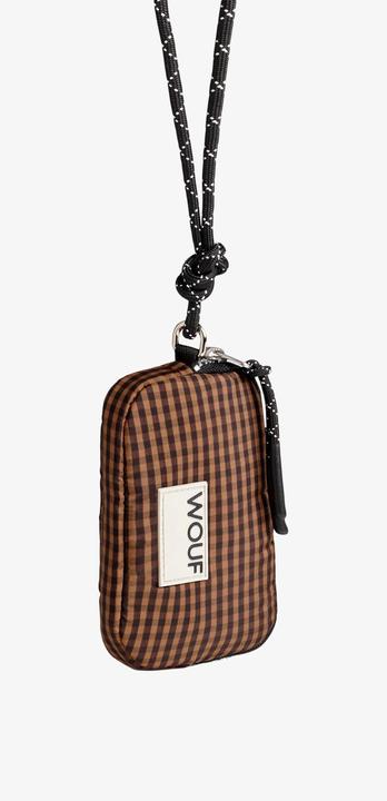 Actual product image Wouf Wallet brown