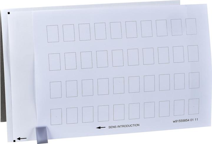 Actual product image Schneider Electric Sheet with 40 labels 18x27mm, f. ZBY5100