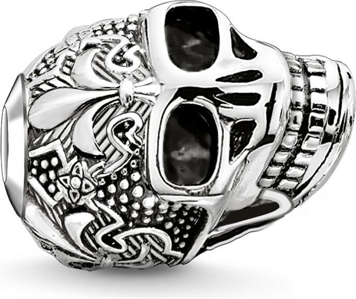 Produktbild Thomas Sabo Bead Totenkopf mit Lilie (Silber)