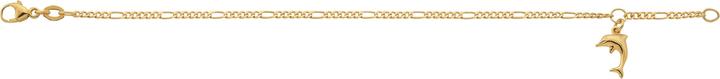 Immagine prodotto Bijou Classic ID-Bracelet Figaro mit Delfin 16 cm (16 cm, Oro)