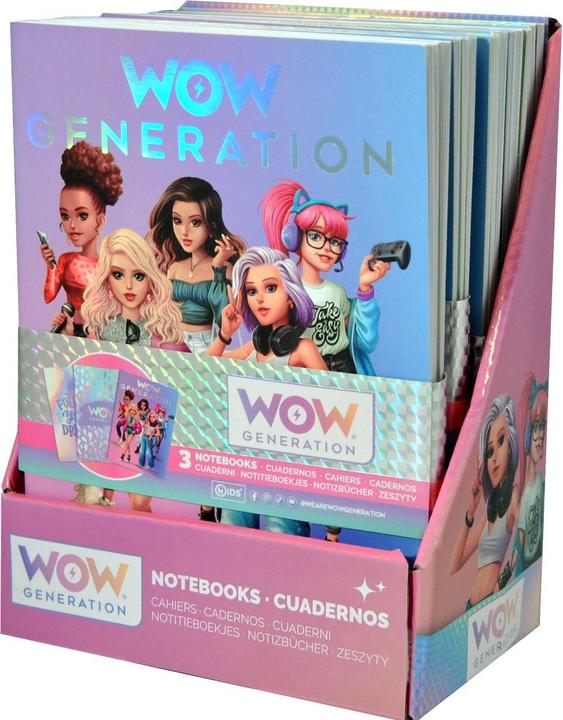 Produktbild Kids Licensing Wow Generation Notizbücher (A5, Weicher Einband)