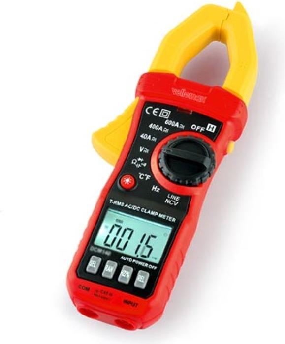 Image du produit Velleman PINCE AMPÈREMÉTRIQUE - CAT III - 600 V - AC/DC - NCV - AVEC FONCTION DATA-HOLD (CAT III 600V)