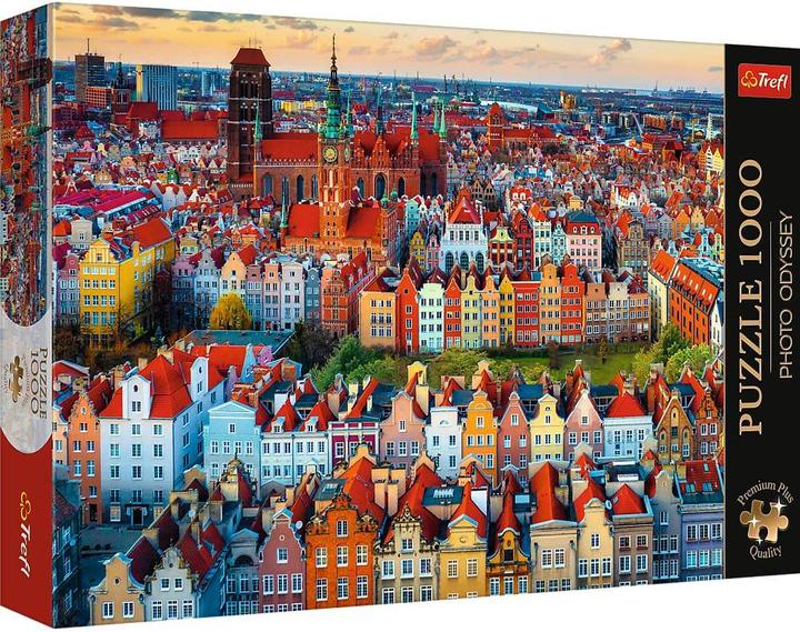 Actual product image Trefl Puzzle Premium Plus 1000 - View of Gdansk, Poland (1000 pieces)