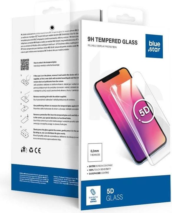Image du produit BlueStar Protective glass Blue Star Tempered Glass Blue Star - Honor 200 Pro - black Tempered Glass Blue Star (1 pièce(s), Honor 200 Pro)
