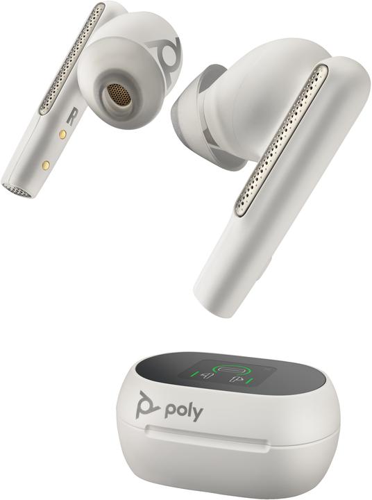 Actual product image Poly Voyager Free 60+ UC M White Sand Earbuds (ANC, 8 h, Wireless)