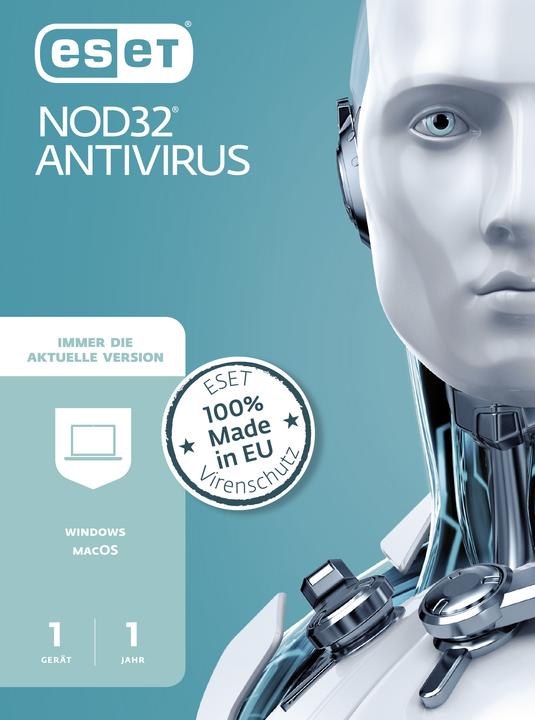 Produktbild ESET NOD32 (1 User, 1 Geräte/User, 12 Monate)