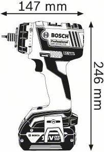 Produktbild Bosch Professional GSR 18 V-EC FC2, 2 x 5.0Ah Akku, inkl. L-Boxx + SDS-Set (Akkubetrieb)