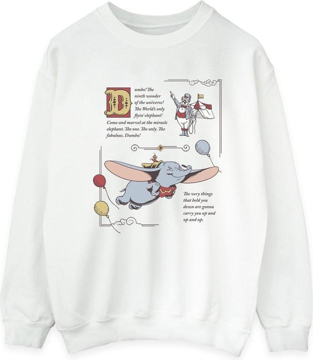 Disney Dumbo Story Book Page Sweatshirt (M)