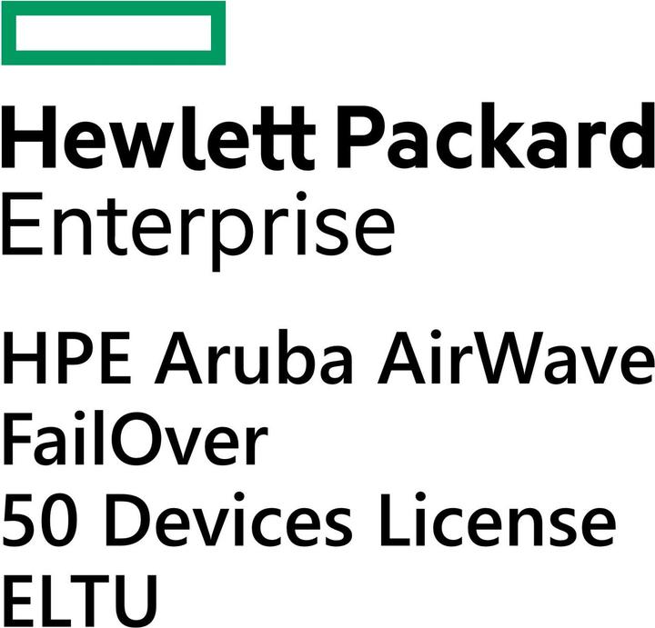 Produktbild HPE Aruba AirWave FailOvr 50 Dev Lic E-LTU