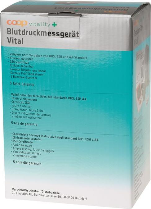 Produktbild Coop Vitality Blutdruckmessgerät Vital (Blutdruckmessgerät Oberarm)