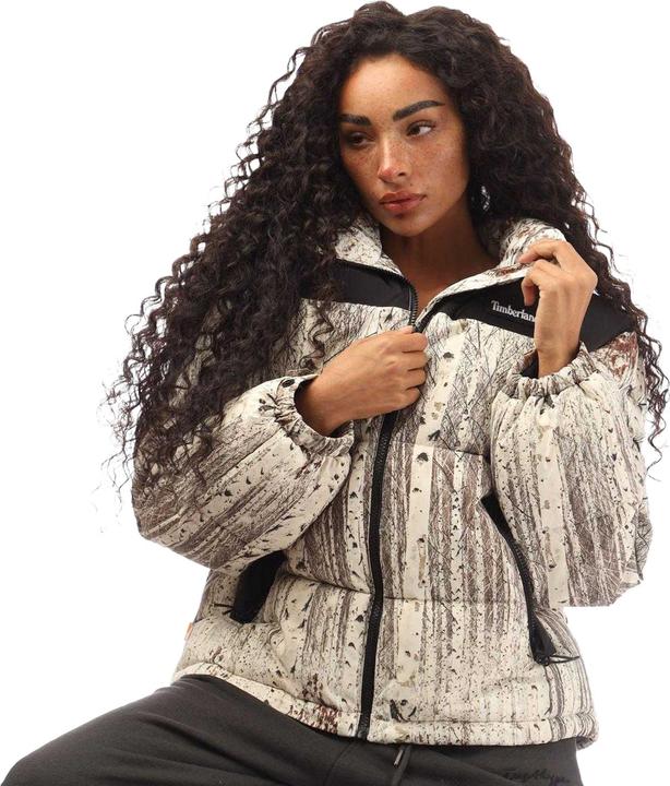 Actual product image Timberland Womens/Ladies Graphic Print Puffer Jacket (L)