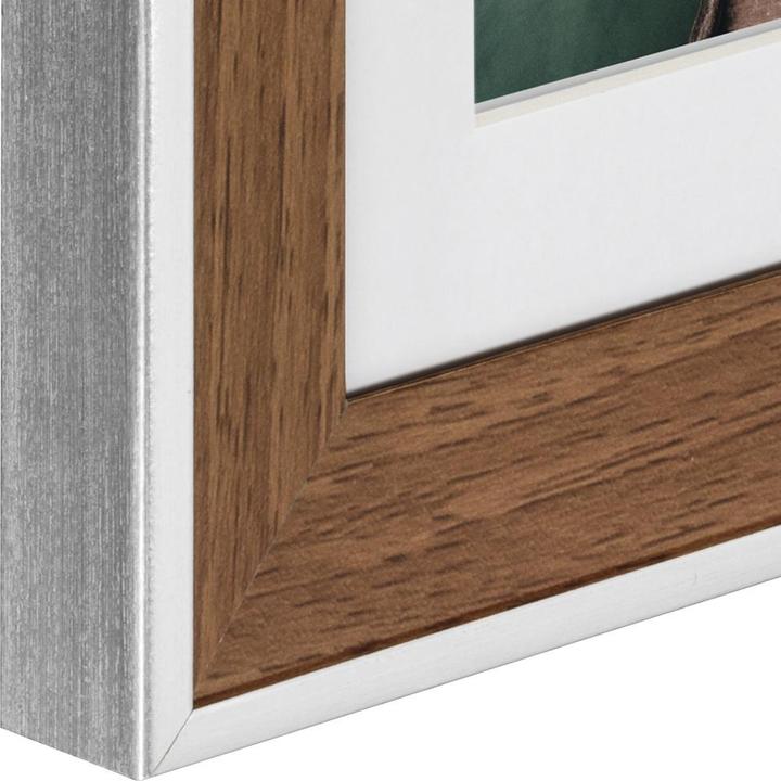 Actual product image Hama Plastic frame Sierra, walnut, 15 (10 x 15 cm)