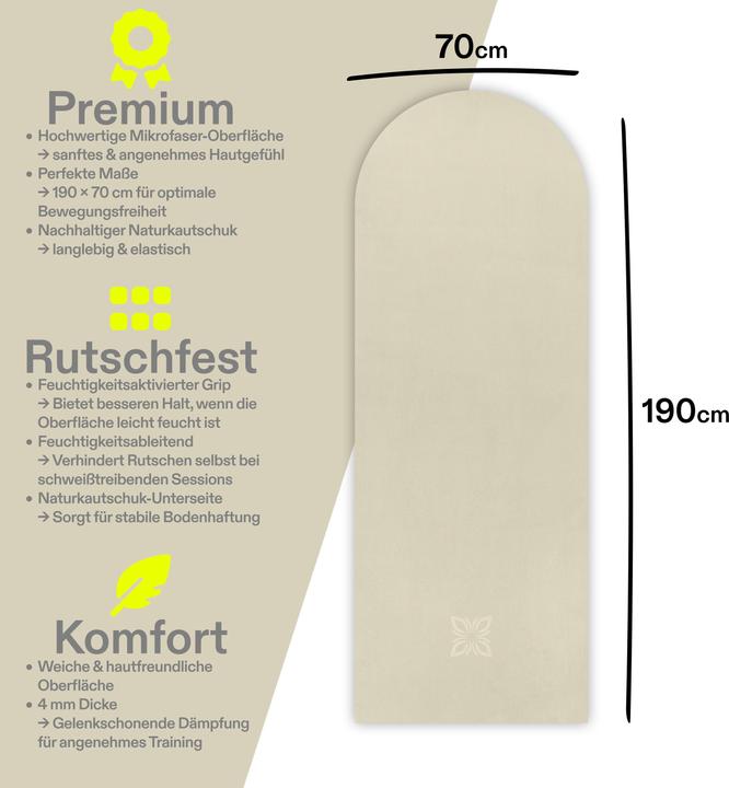 Produktbild Omnana SOFTSENSE Yogamatte (4 mm)