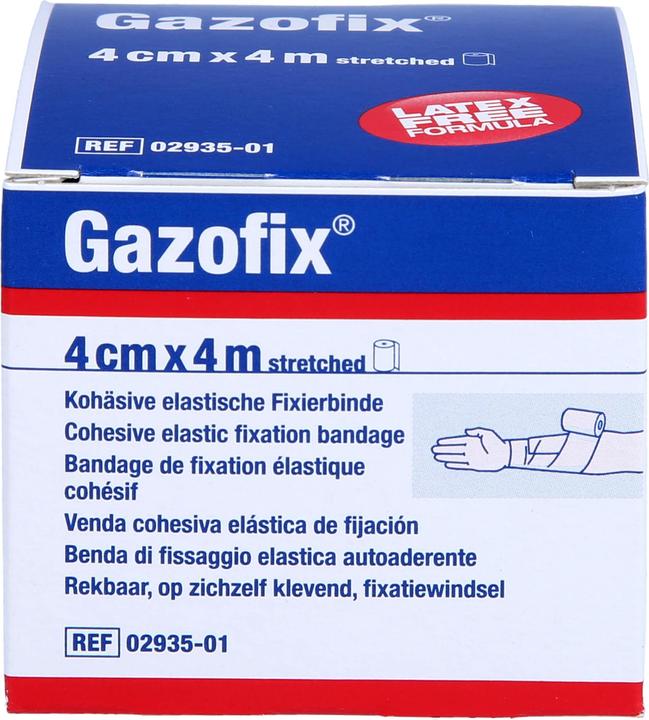 Actual product image BSN kohäsive Fixierbinde 4cmx4m hautfarben latexfrei
