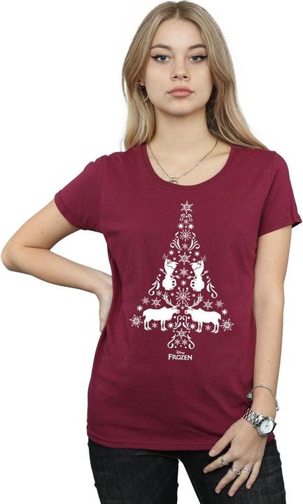 Immagine prodotto Disney Frozen Christmas Tree Maglietta Donna (L)